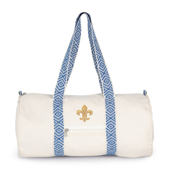 Sac Polochon Fleur de Lys - face_0