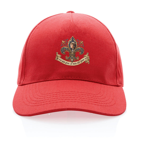 Casquette Jeanne D'Arc "Je n'ai pas peur" - face_0